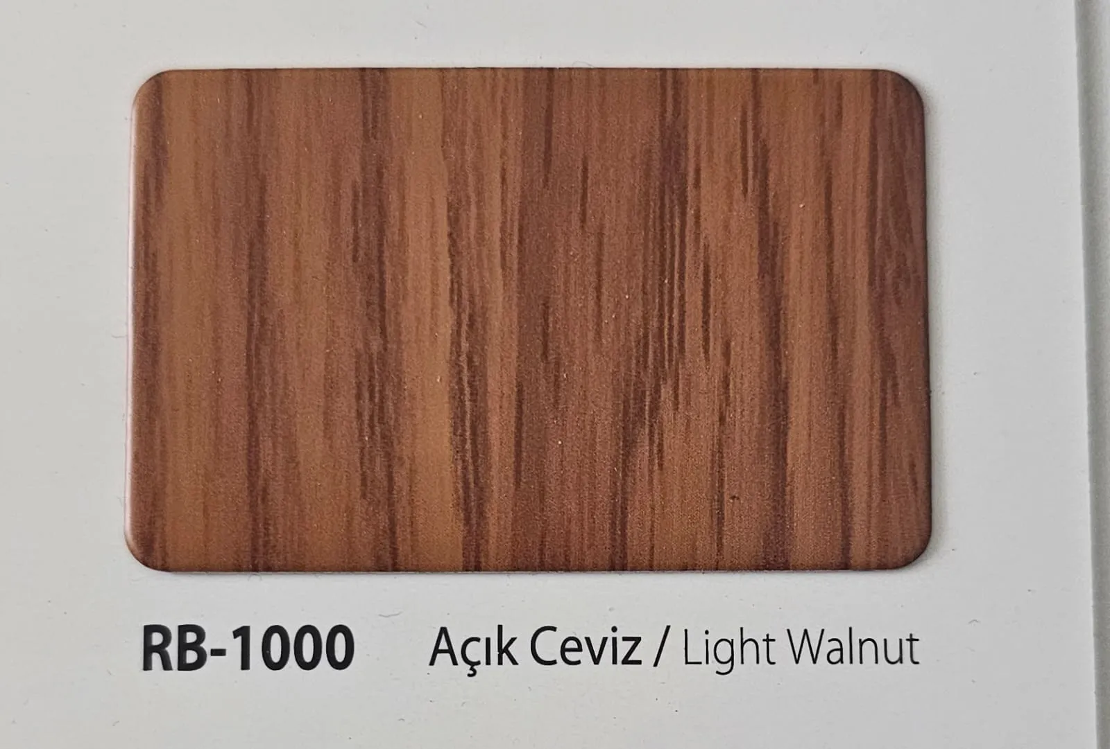 4 mm Ahşap Desenli Alüminyum Kompozit Panel 125 x 320 cm